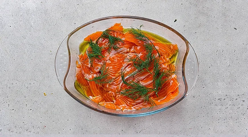 Малосольный лосось быстро приготовленный: шаг 3