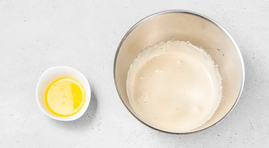 Манник в аэрогриле: шаг 3