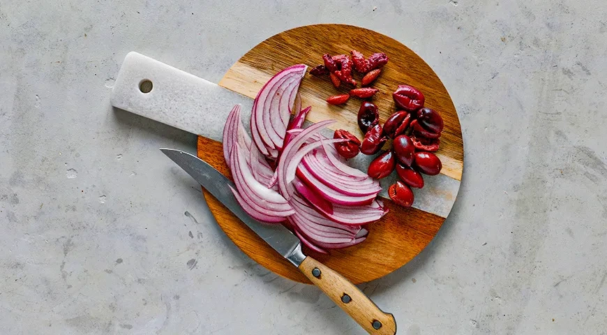 Марокканский салат из перца с апельсинами: шаг 3