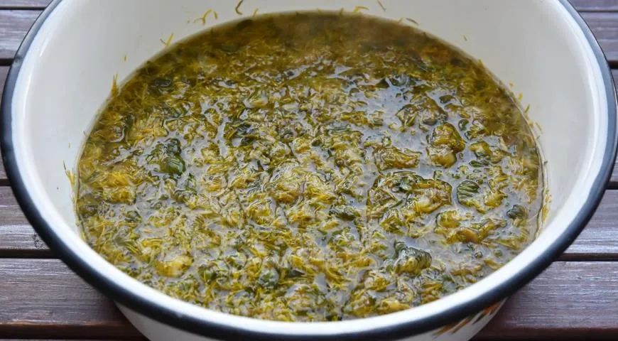 Мед из одуванчиков: шаг 3