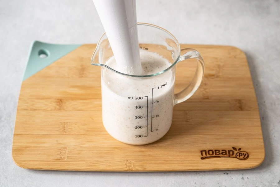 Шаг 3: Миндальный тофу