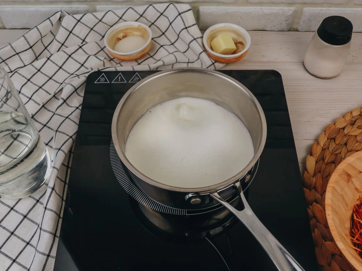 Шаг 3: Молочный суп с вермишелью