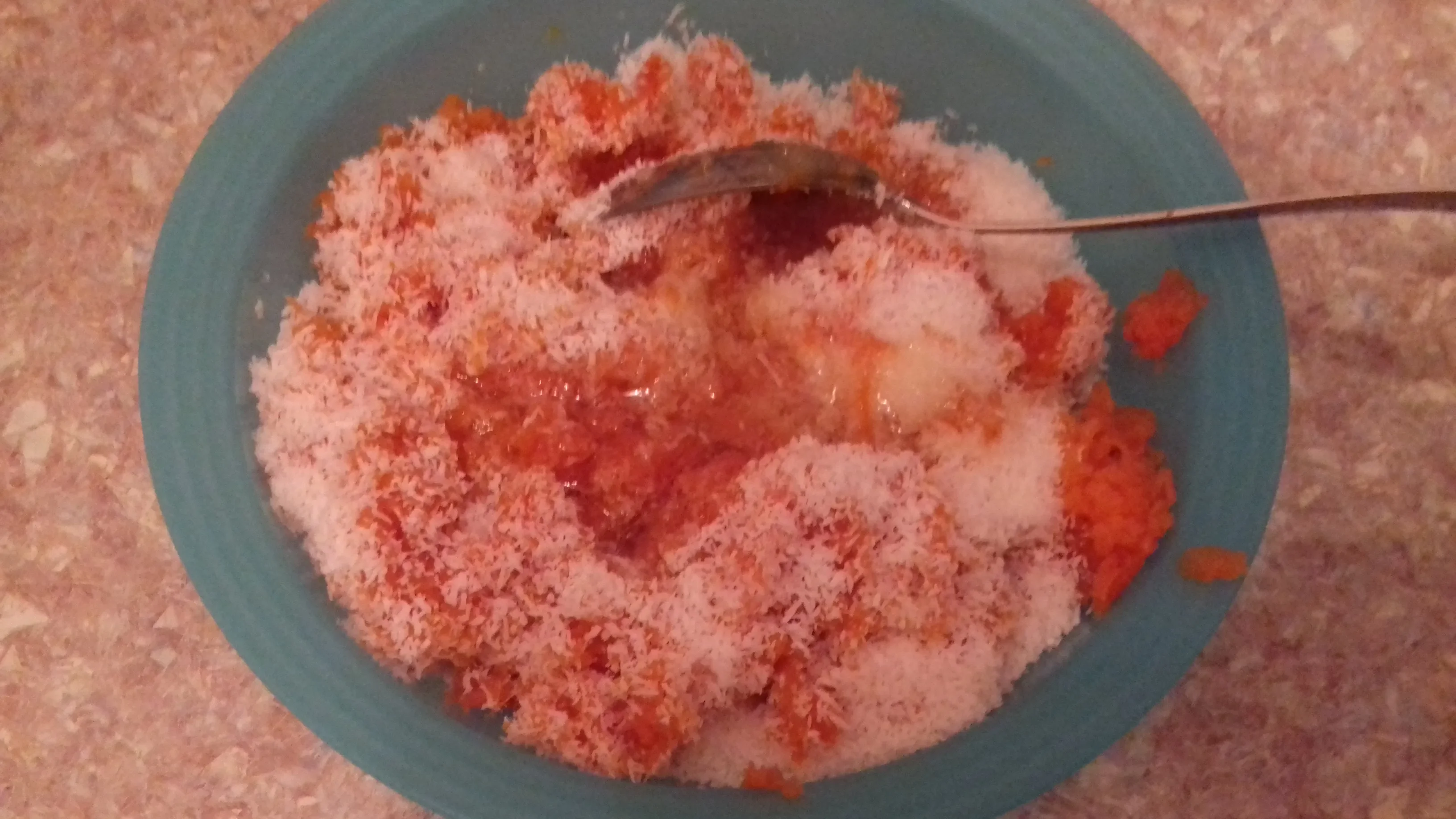 Морковно-кокосовые конфетки: шаг 3