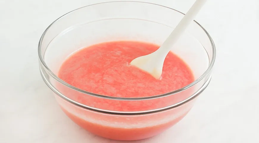 Мороженое из арбуза: шаг 3