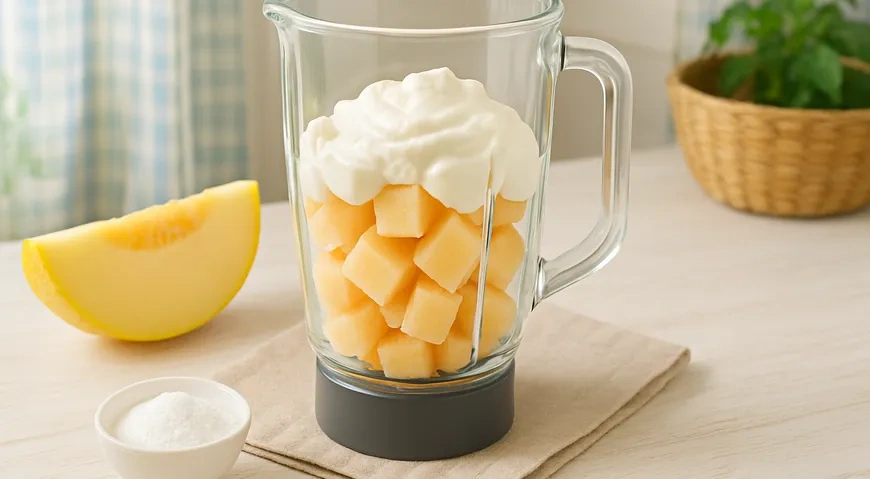 Мороженое из дыни: шаг 3