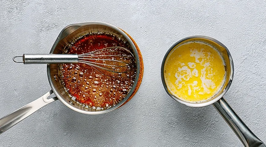 Мороженое с домашней карамелью: шаг 3