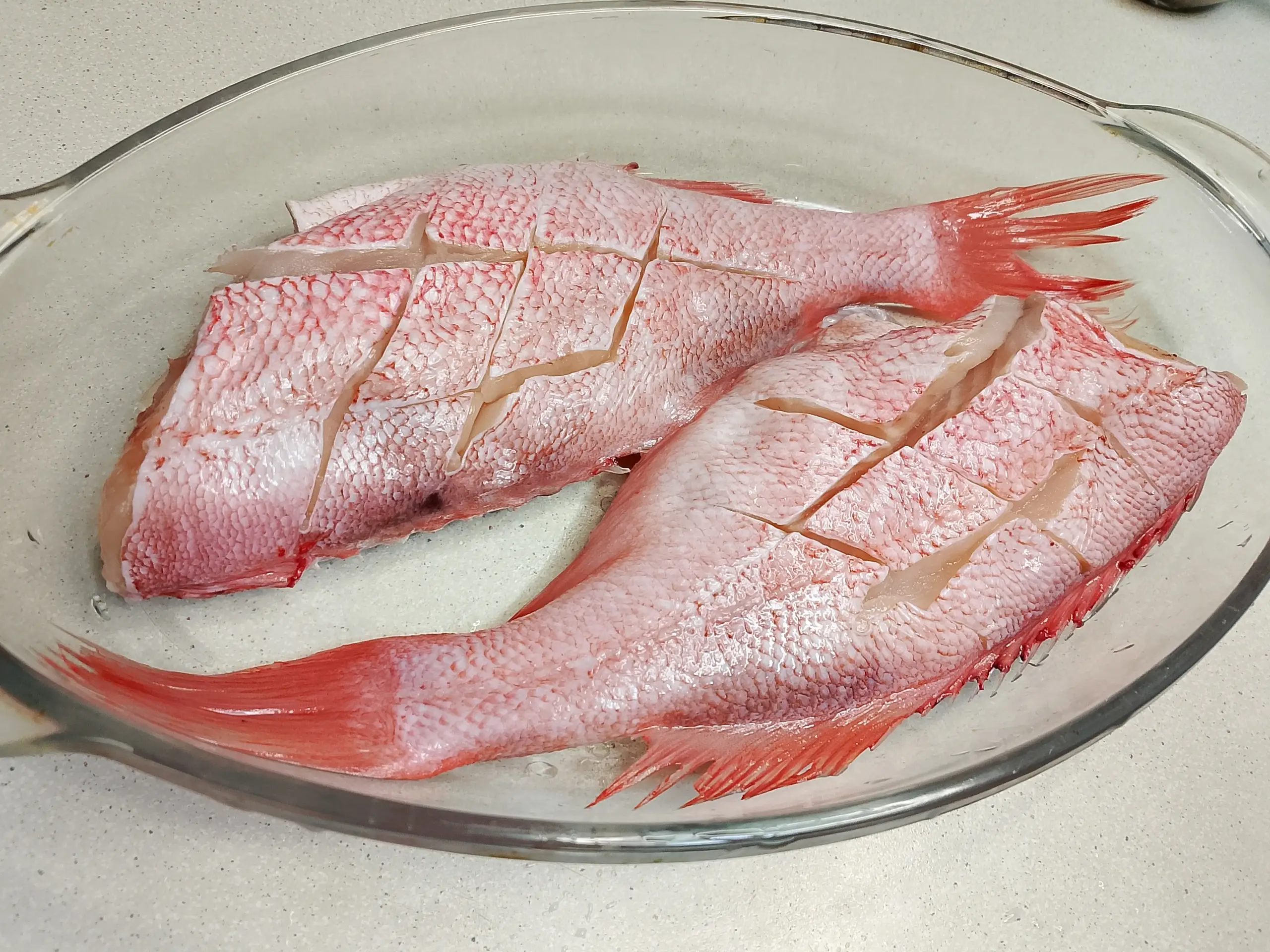 Шаг 3: Морской окунь в духовке