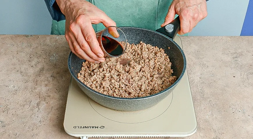 Мусака из кабачков с фаршем: шаг 3