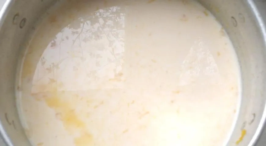 Нежная молочная рисовая каша с тыквой: шаг 3