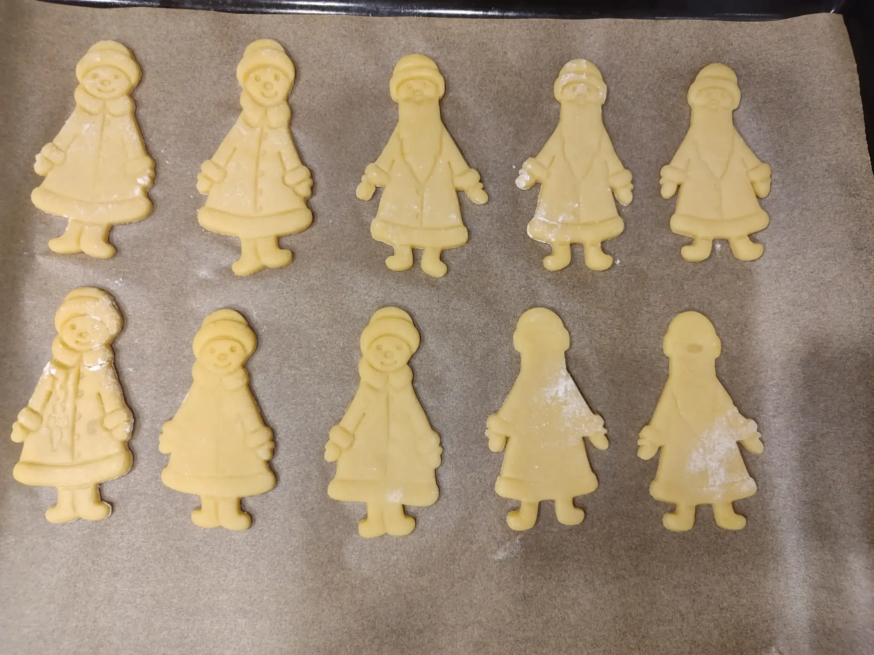 Новогоднее медовое печенье: шаг 3