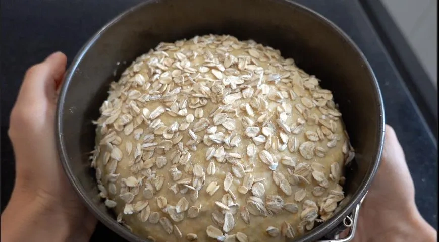 Обалденный овсяный хлеб с мёдом по скандинавскому рецепту: шаг 3