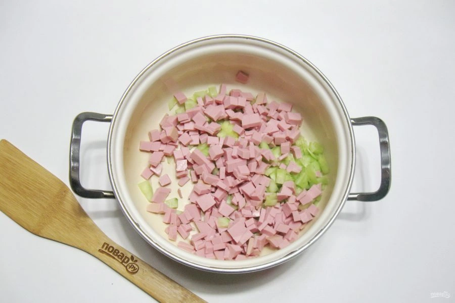 Шаг 3: Окрошка на сыворотке