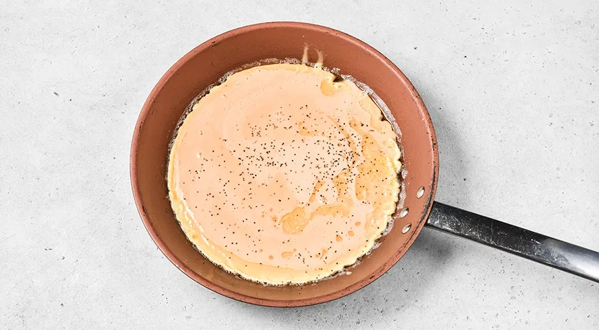 Омлет из яичного порошка: шаг 3