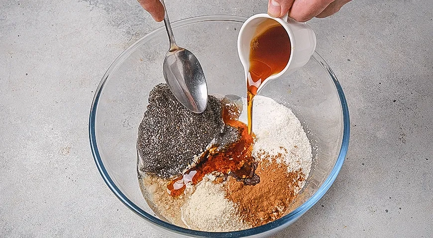 Овсяно-миндальное печенье: шаг 3