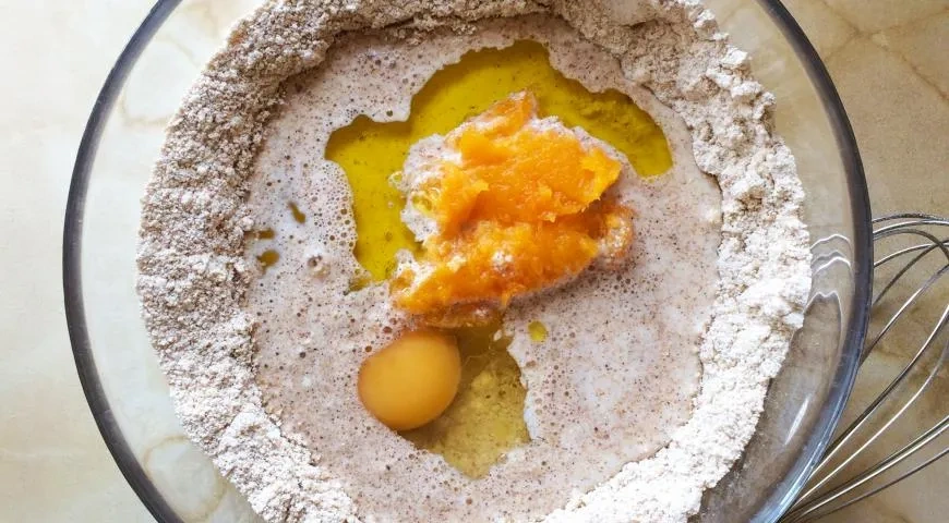 Панкейки с тыквой на миндальном молоке: шаг 3