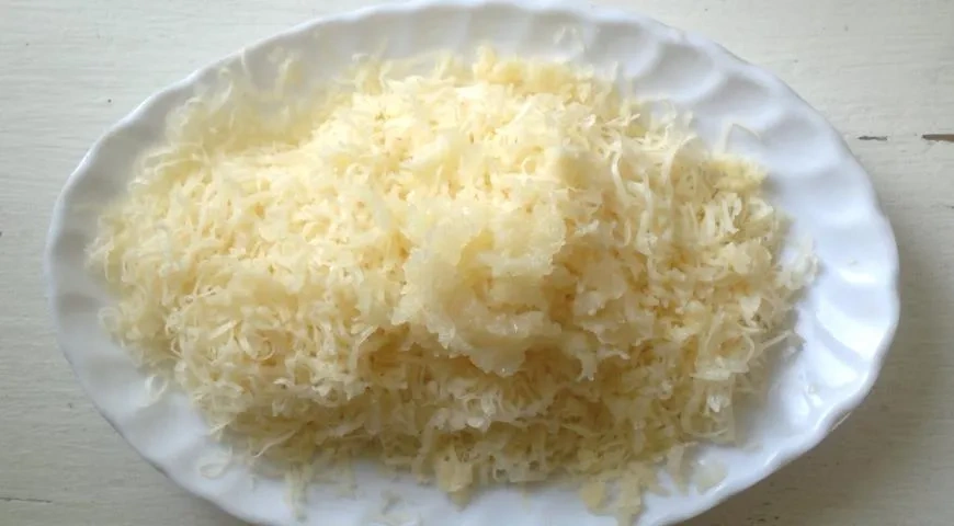 Патиссоны с сырной начинкой и помидорами: шаг 3