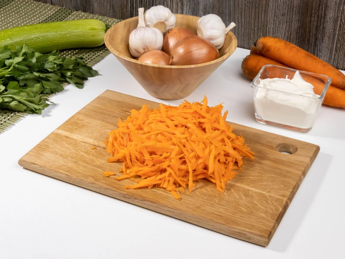 Шаг 3: Печень индейки с овощами