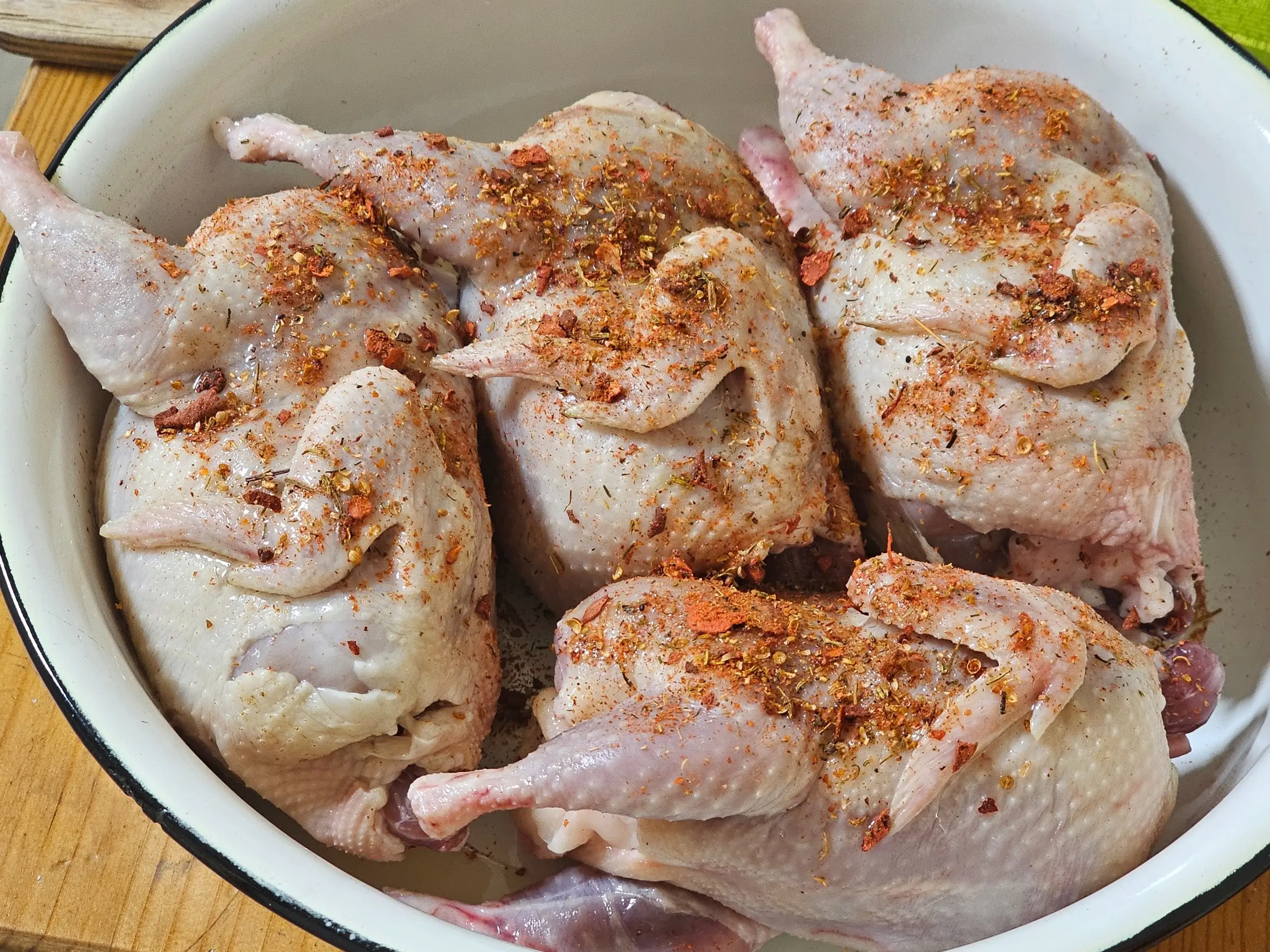 Шаг 3: Перепёлки в духовке в горчичном соусе