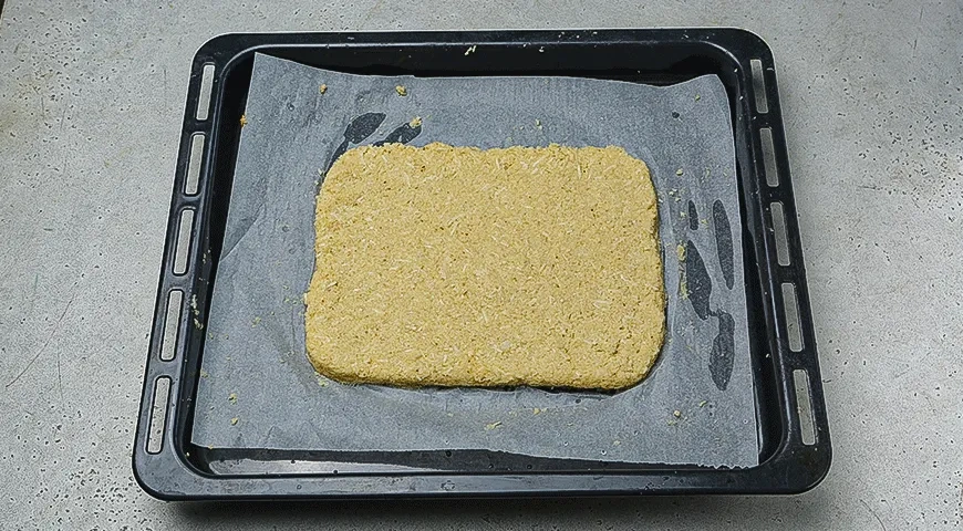 Пицца из цветной капусты в духовке: шаг 3