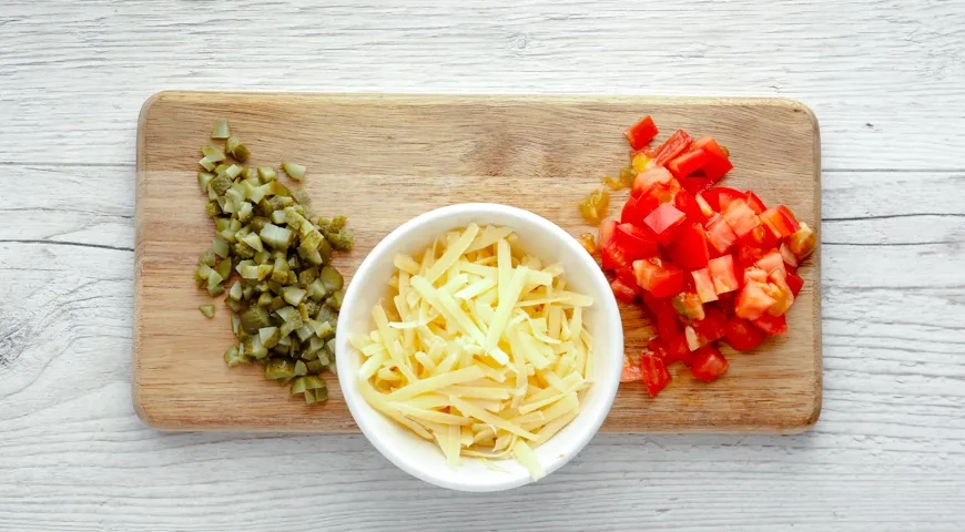 Пицца Nacho style на основе из кукурузных чипсов: шаг 3