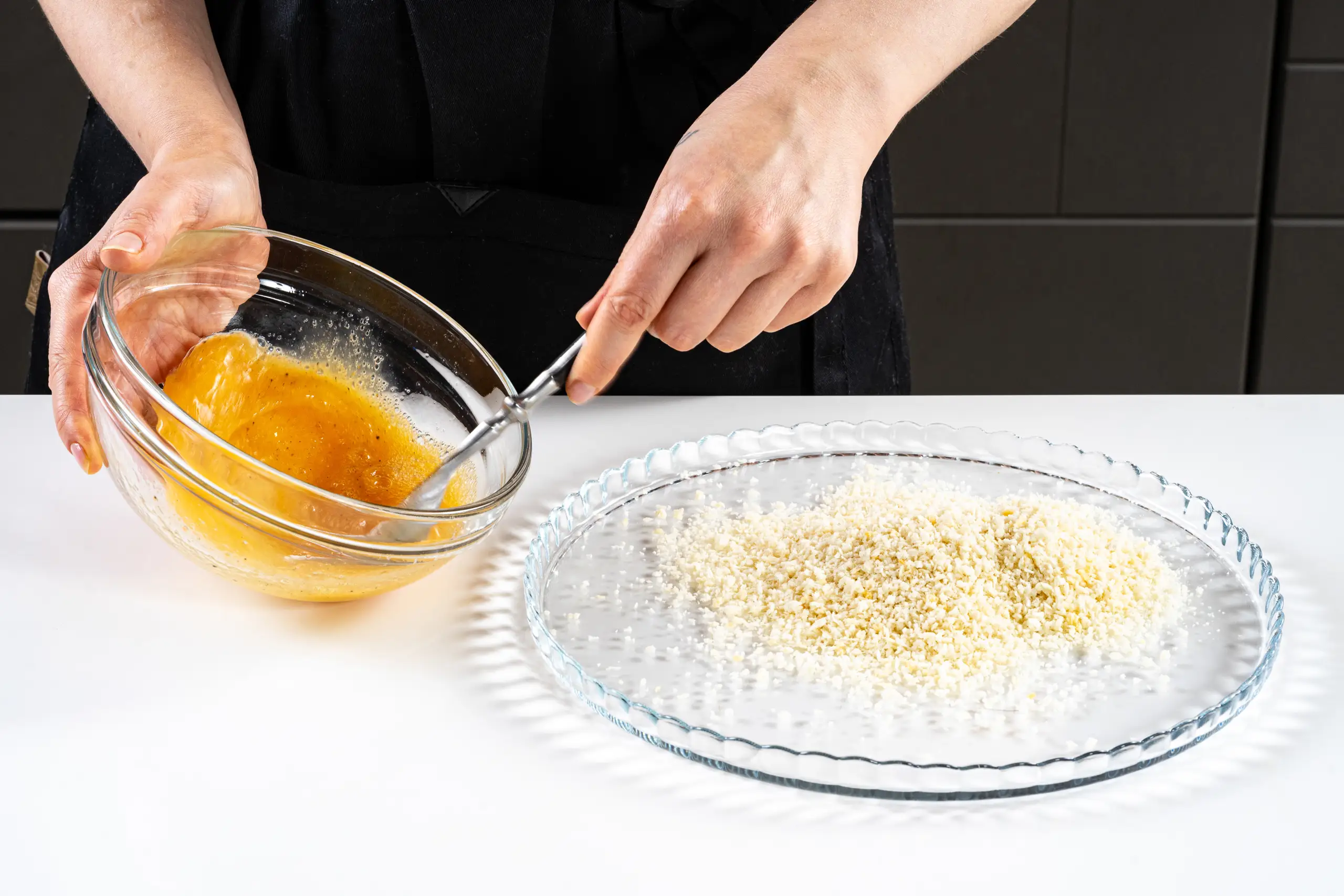 Шаг 3: Пикатта из камбалы