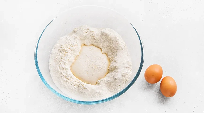 Пирог из дрожжевого теста с повидлом в духовке: шаг 3