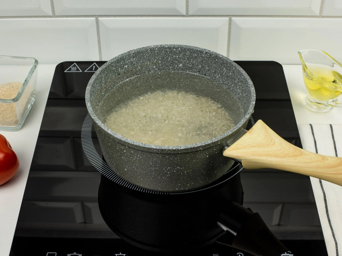 Шаг 3: Помидоры, фаршированные рисом и креветками