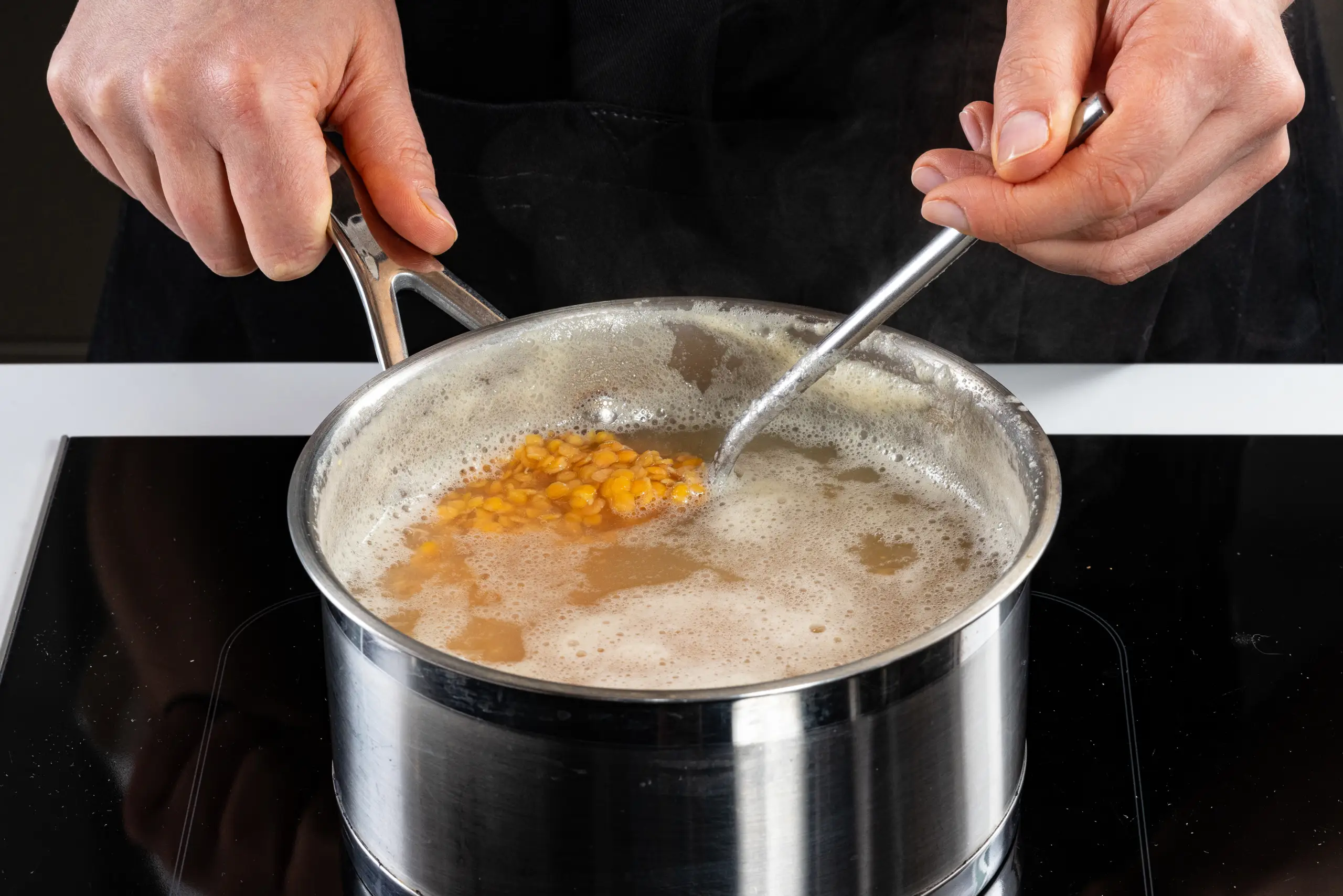 Шаг 3: Постные котлеты из батата с чечевицей