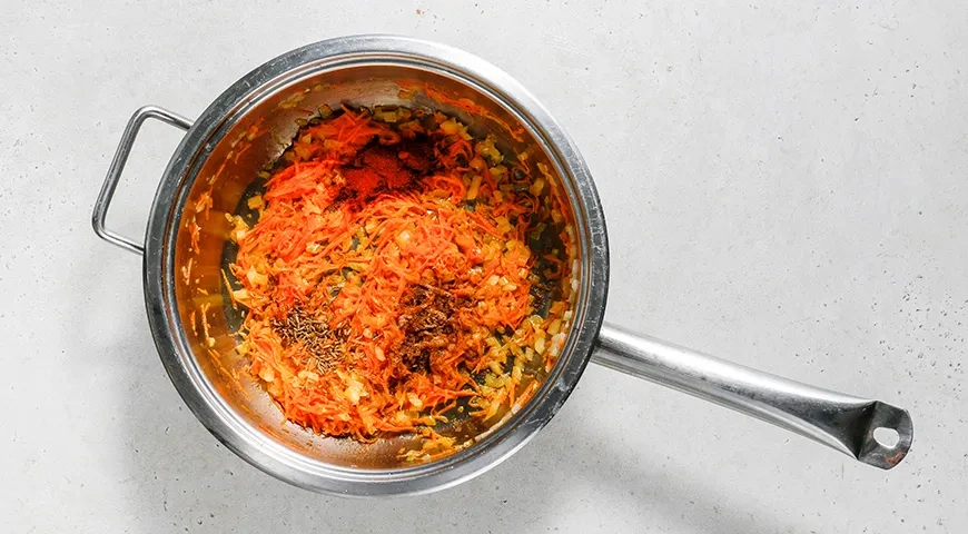 Постные ленивые голубцы: шаг 3