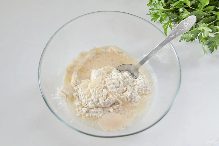 Шаг 3: Постные пирожки с фасолью