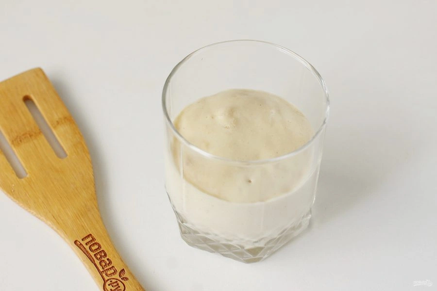 Шаг 3: Постные толстые блины на дрожжах