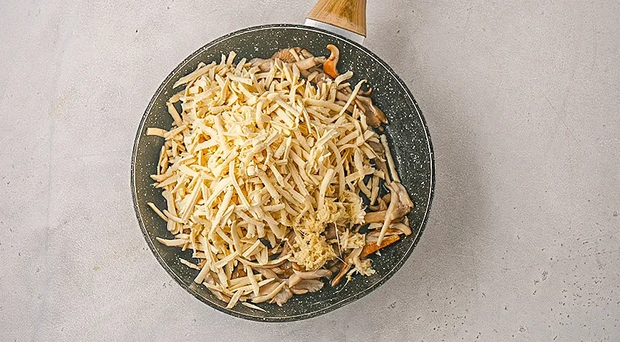 Постные вареники с тофу и грибами: шаг 3