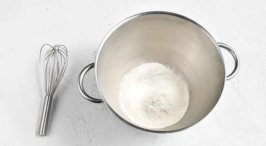 Постный бисквит: шаг 3