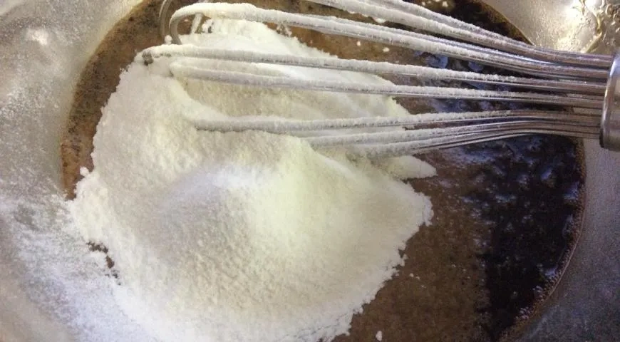 Постный пирог-кофейник: шаг 3