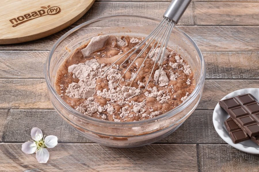 Шаг 3: Постный шоколад ный кекс