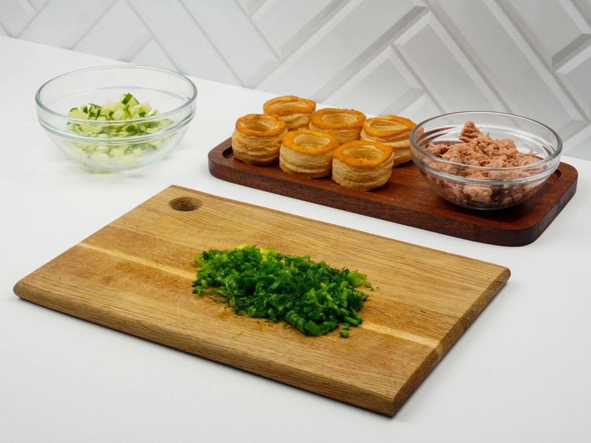 Шаг 3: Простые тарталетки с начинкой из тунца