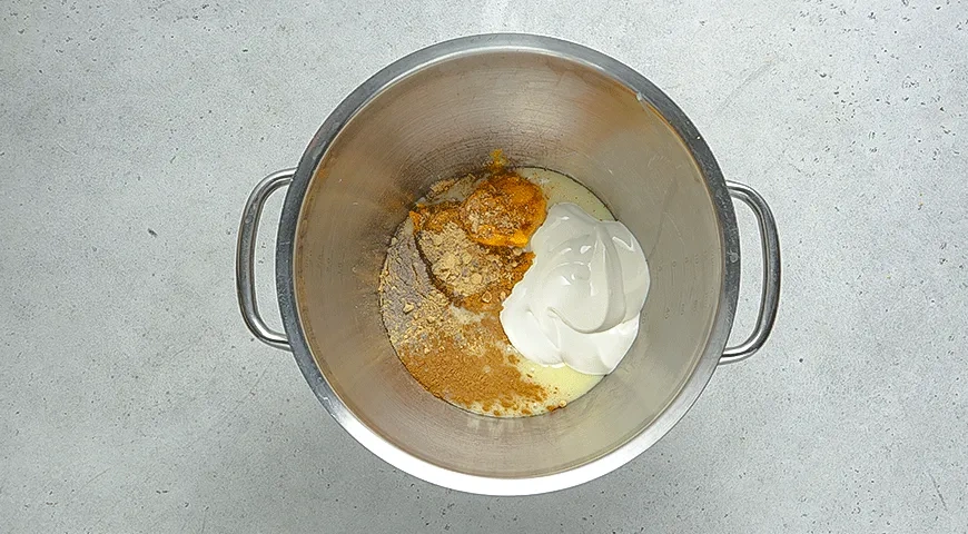 Пряное тыквенное мороженое: шаг 3