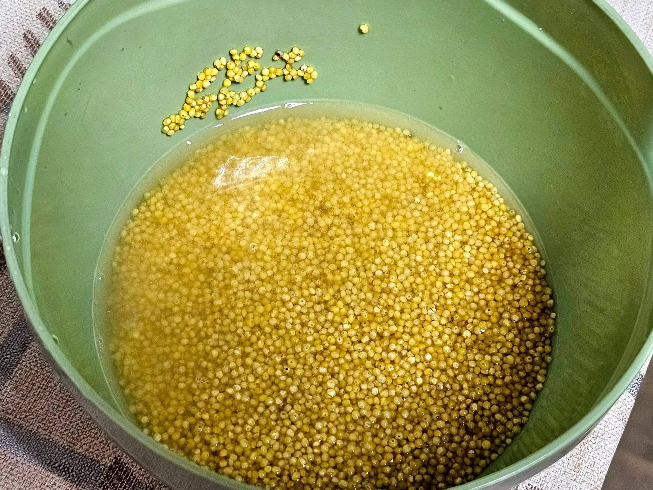 Шаг 3: Пшённая каша с тыквой