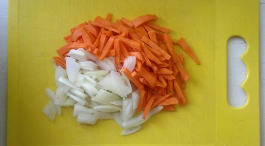 Рисовый суп с овощами: шаг 3