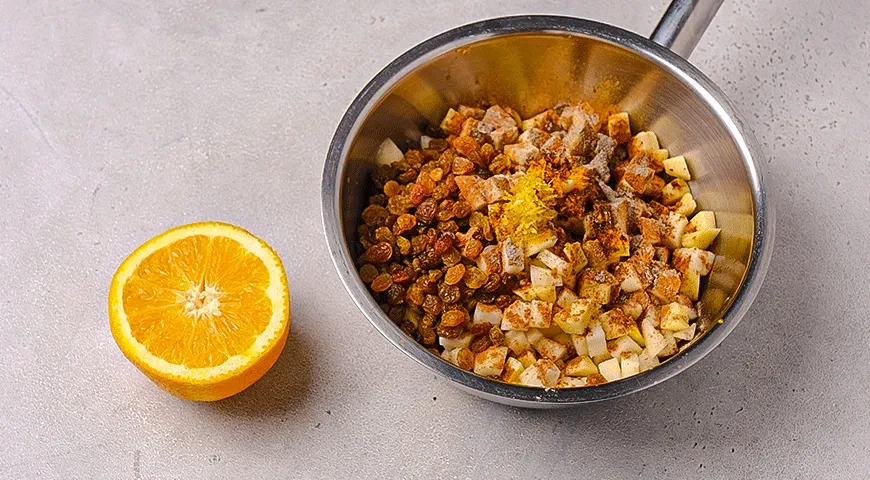 Рождественские корзиночки с фруктовой начинкой: шаг 3