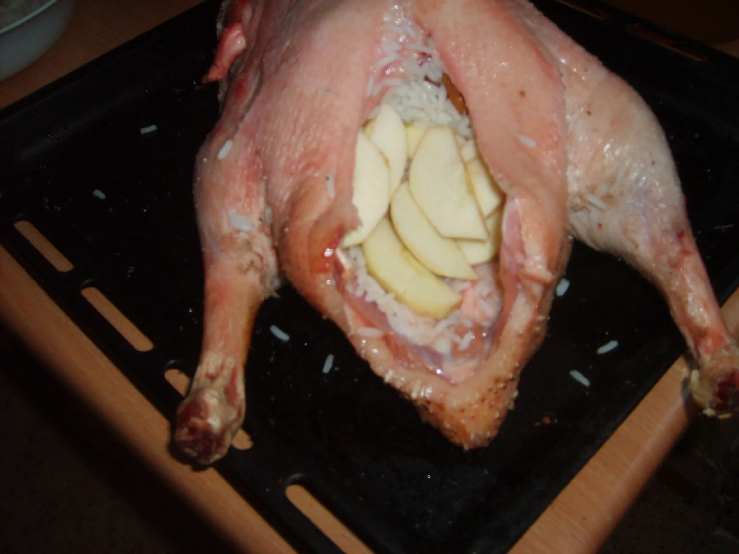 Гусь в яблочно-медовой глазури: шаг 3