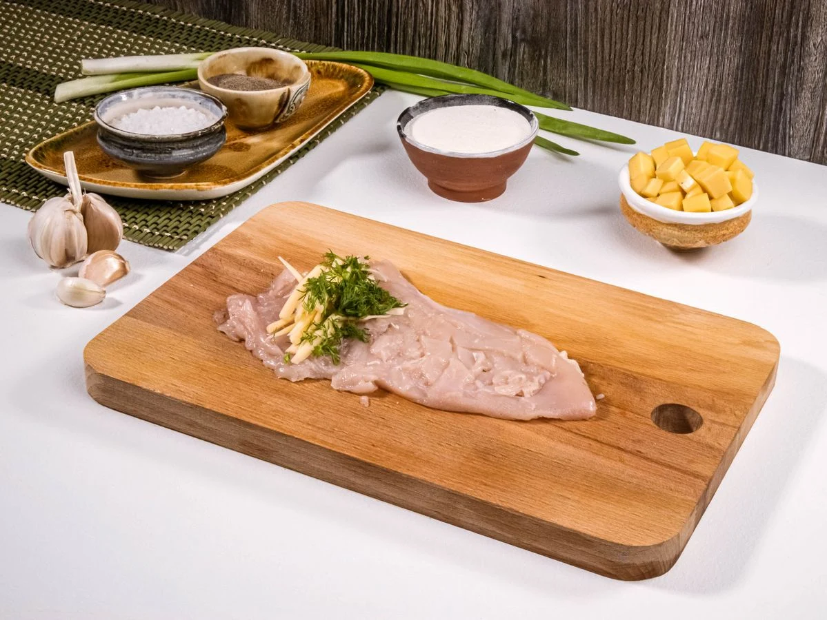 Шаг 3: Рулетики из курицы с сыром