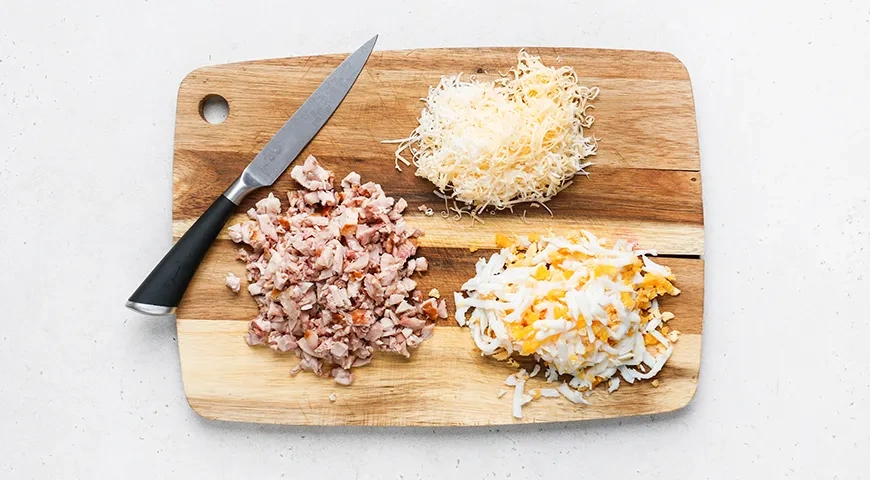 Салат «Генерал» с курицей: шаг 3