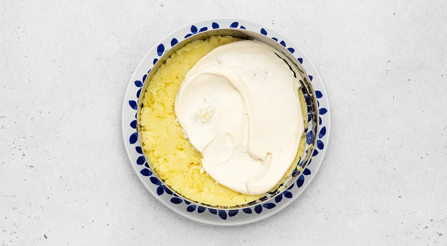 Салат Генеральский с грибами: шаг 3