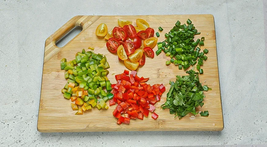 Салат из цветной капусты с кускусом: шаг 3