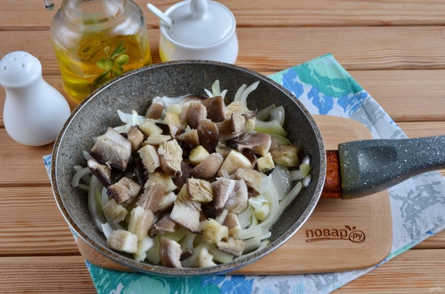 Шаг 3: Салат из кальмар о в