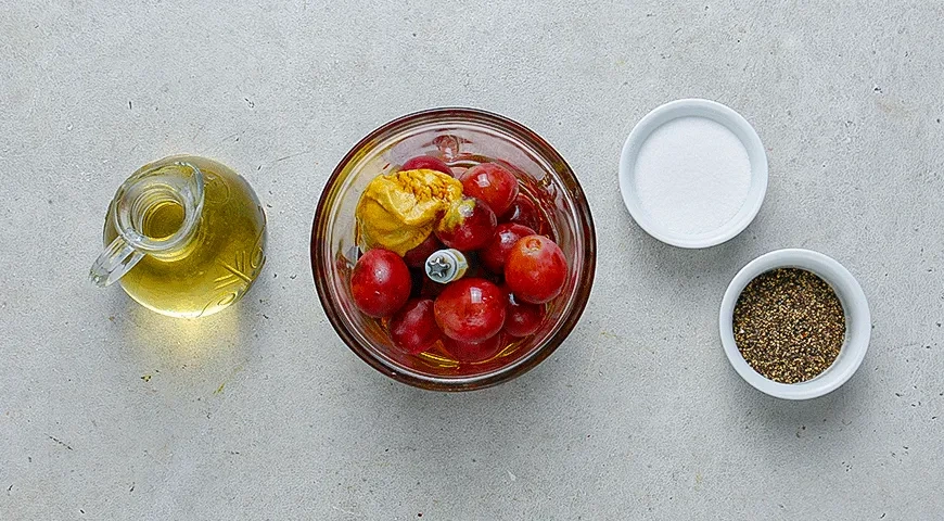 Салат из полбы с виноградом: шаг 3