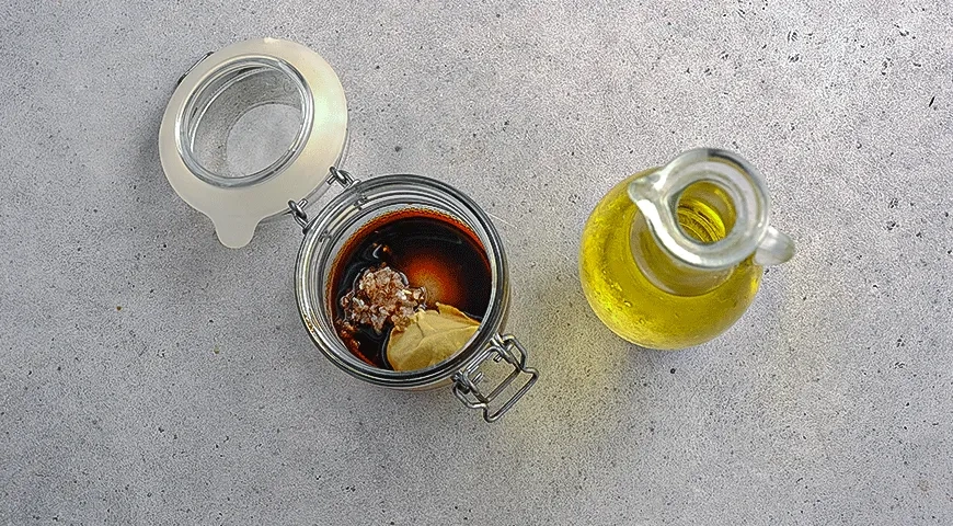 Салат из свеклы с брынзой и орехами: шаг 3