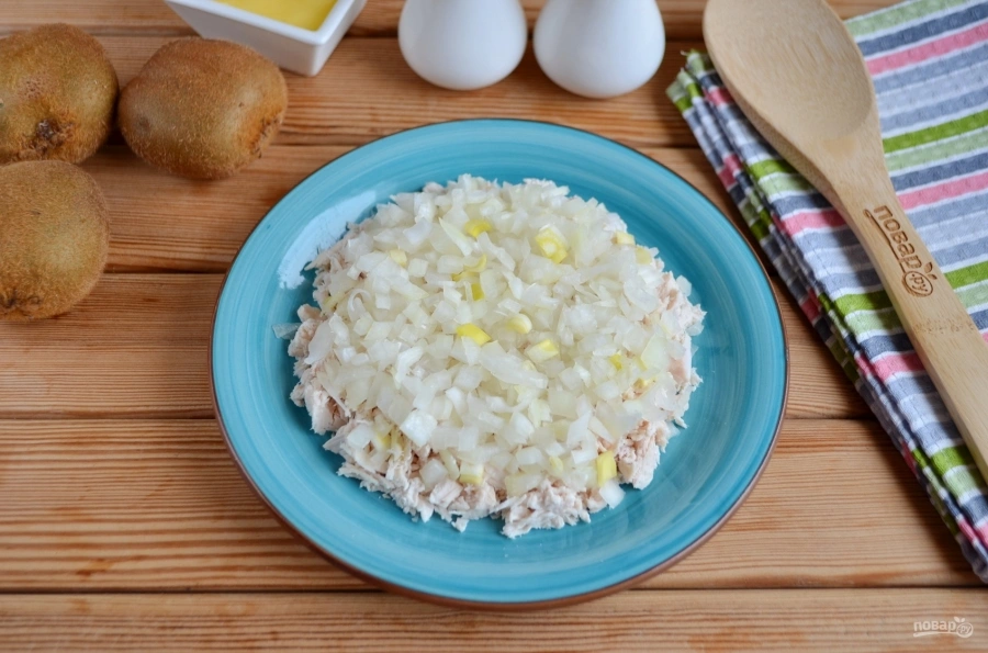 Шаг 3: Салат из у мруднаяроссыпь