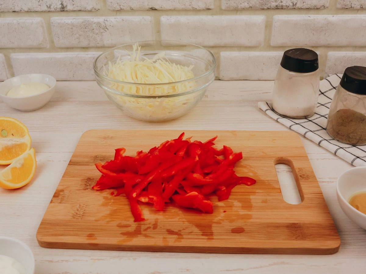 Шаг 3: Салат коул слоу как в KFC